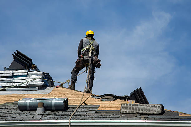 Professional Roof Replacement technician working in New York, NY